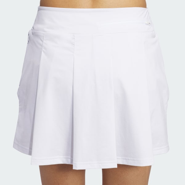 adidas Women's Ultimate365 Tour Pleated Skort - White | Free