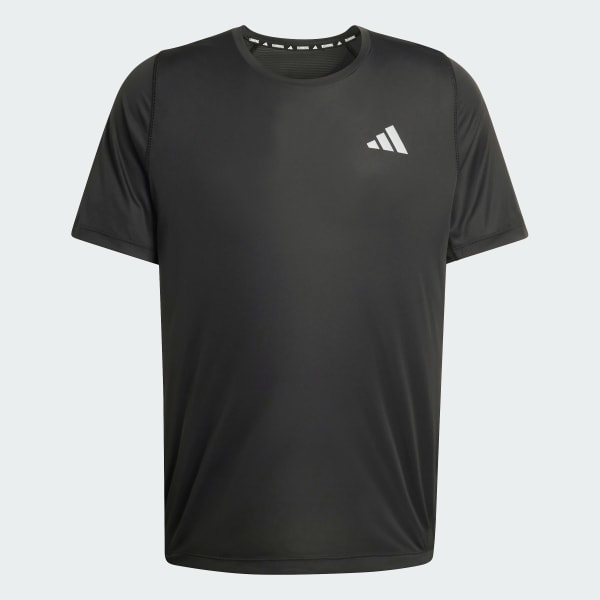 ブラック adi365 ブリーズ ランニング Tシャツ