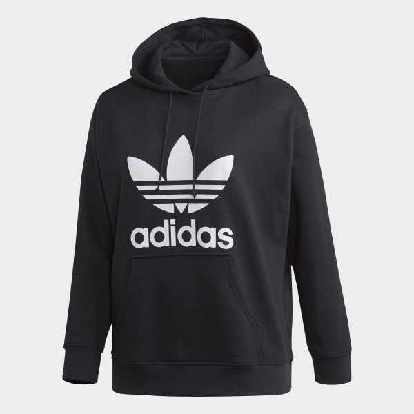 Samuel heroïne spiraal adidas Trefoil Hoodie (Plus Size) - Black | adidas Canada