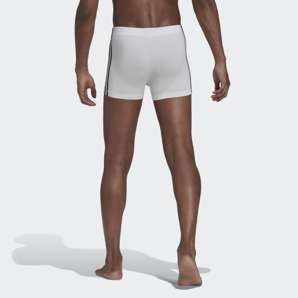 Weiss Comfort Flex Cotton 3-Streifen Boxershorts HPN17