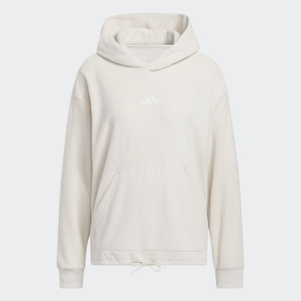 Adidas cropped hoodie beige hotsell