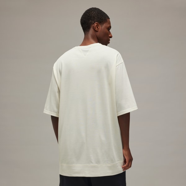 White Y-3 Short Sleeve Premium Tee