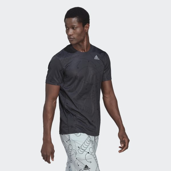 Grijs Club Graphic Tennis T-shirt RF828