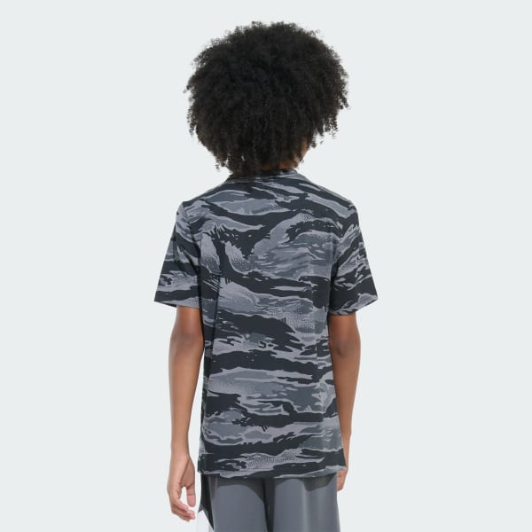 Adidas Short Sleeve Tiger Camo-Print Tee WORLDWIDE DELIVERY