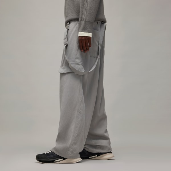 Y-3 サルエルパンツ グレー Y-3 グレー サルエルパンツ - メルカリ