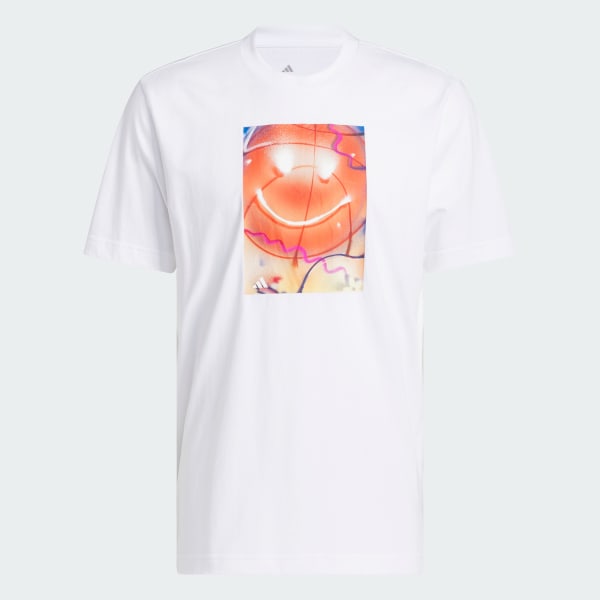 Blanco Basketball Is Happiness Graphic T-Shirt
