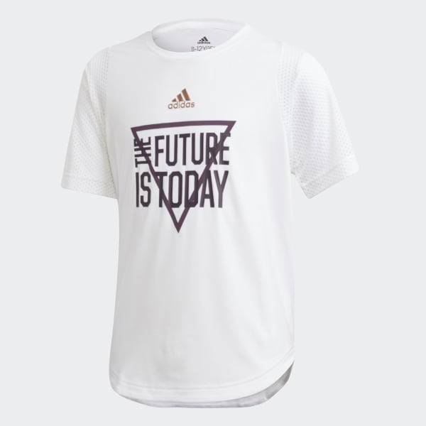 White The Future Today AEROREADY Tee