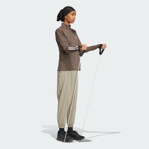 Green AEROREADY Train Essentials Minimal Branding Woven Pants