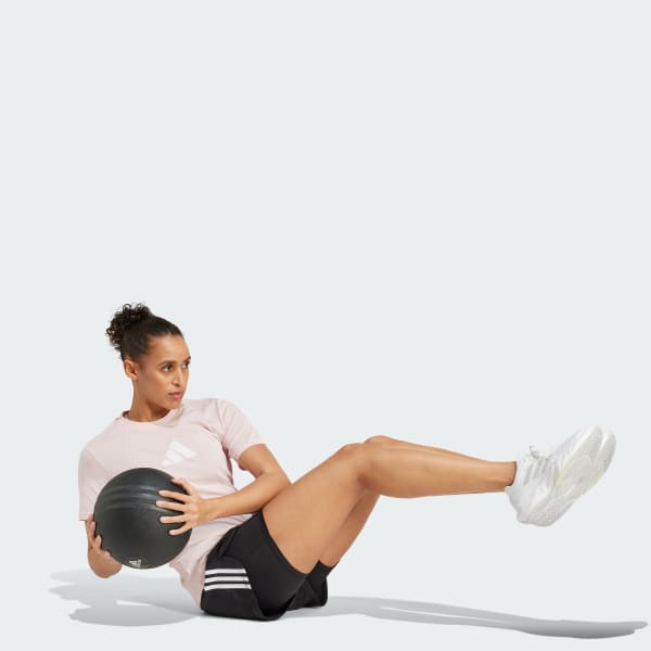 Black Pacer 3-Stripes Training Woven Shorts