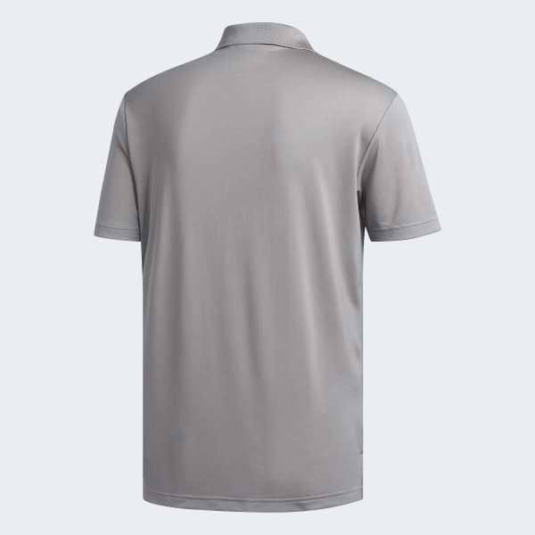 Grey adidas polo shirt store