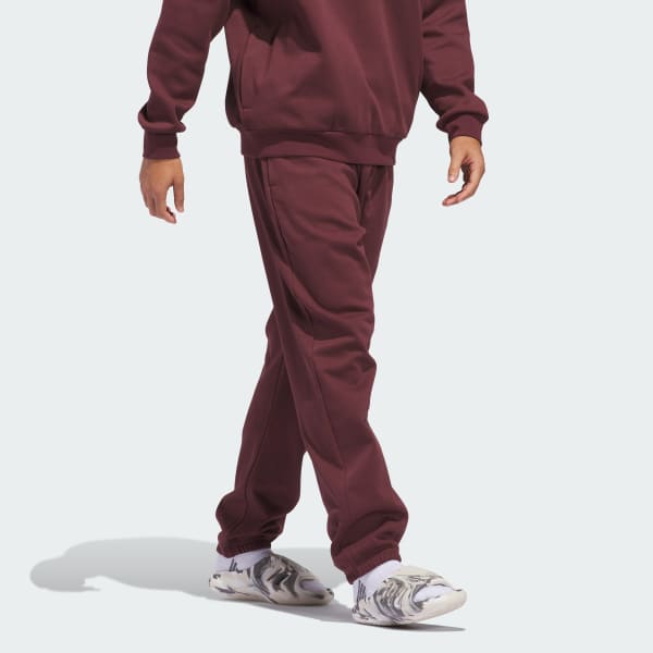 Granate Pants Jogger Fleece adidas Basketball (Unisex)