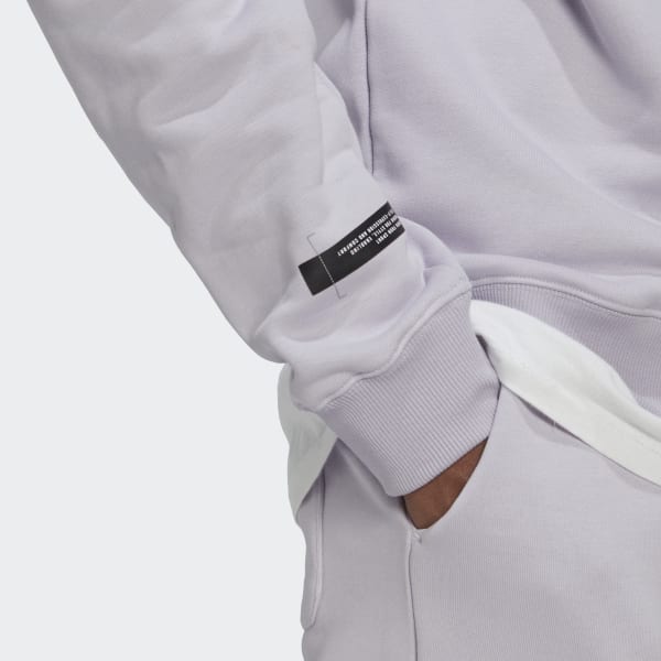 Fioletowy 1/4 Zip Sweatshirt WU661