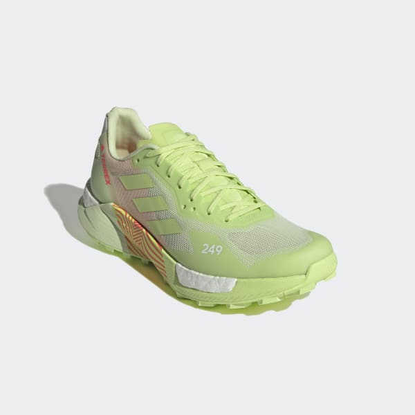 Green Terrex Agravic Ultra Trail Running Shoes