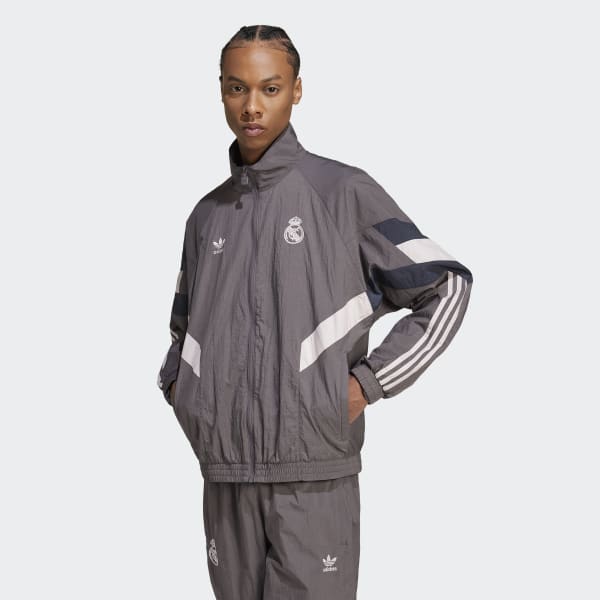 adidas Real Madrid Originals Track Top - Brown | adidas India