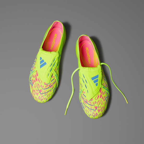 Gron Predator Elite Fold-Over Tongue Firm Ground Fotbollsskor