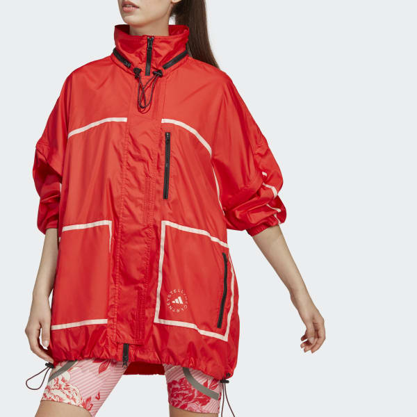 adidas by Stella McCartney TrueNature Packable Jacket - Red