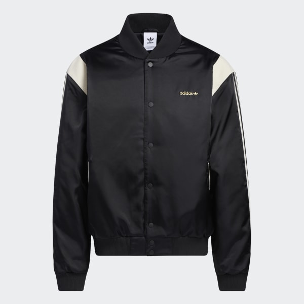 Negro Chaqueta adidas SPRT Satén JJS19