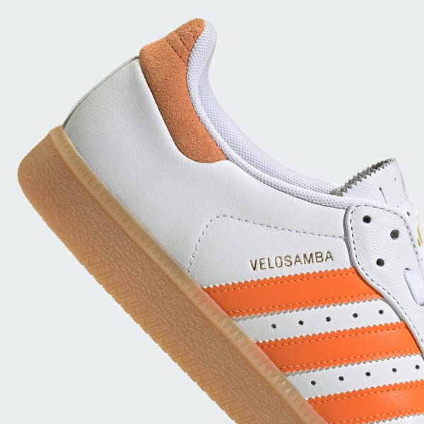 adidas Velosamba Leather Sneakers - White | Free Shipping with adiClub