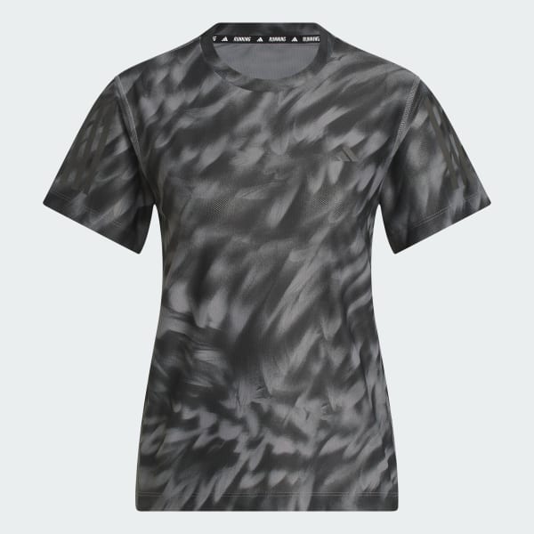 Abu-abu Tee Own The Run Allover Print