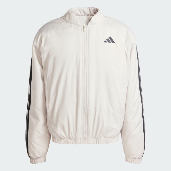 Beige Chaqueta Bómber Térmica Essentials 3 Tiras