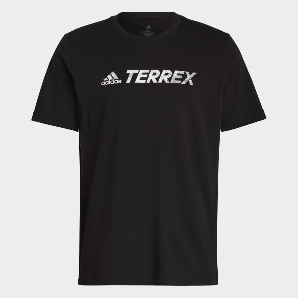 Black Terrex Classic Logo Tee DH440