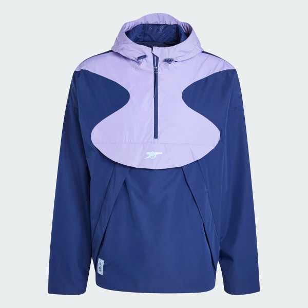 Bleu Coupe-vent demi-zip Arsenal Seasonal