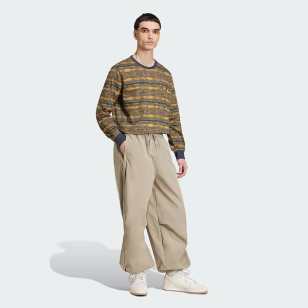 adidas Originals 90s Long Sleeve Stripe Tee - Turquoise | Free Shipping  with adiClub | adidas US
