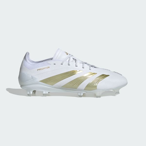 White Predator Elite Firm Ground Boots