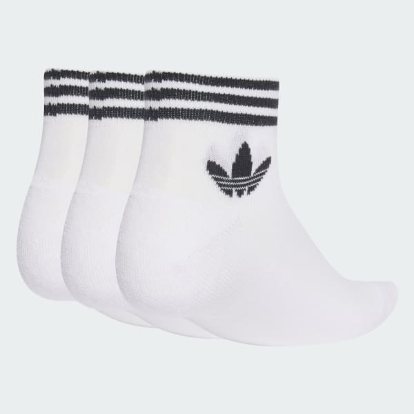 biela Ponožky Trefoil Ankle (3 páry)