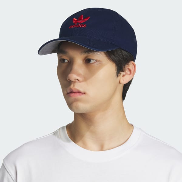 Blue Relaxed Strap-Back Hat