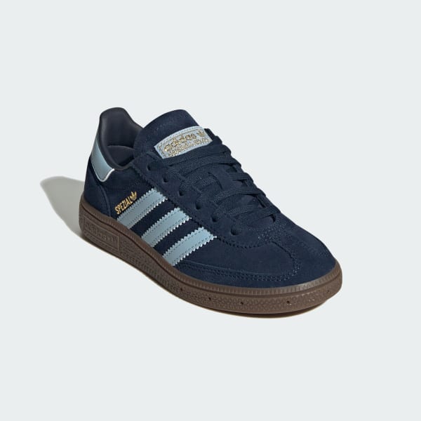 Adidas originals handball spezial trainers in navy with gum sole new arrivals