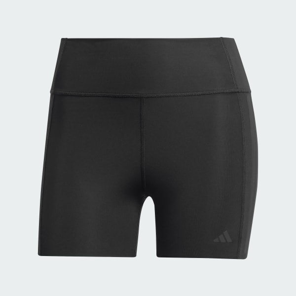 Preto Shorts Legging Optime 4-Inch Raw-Cut-Hem