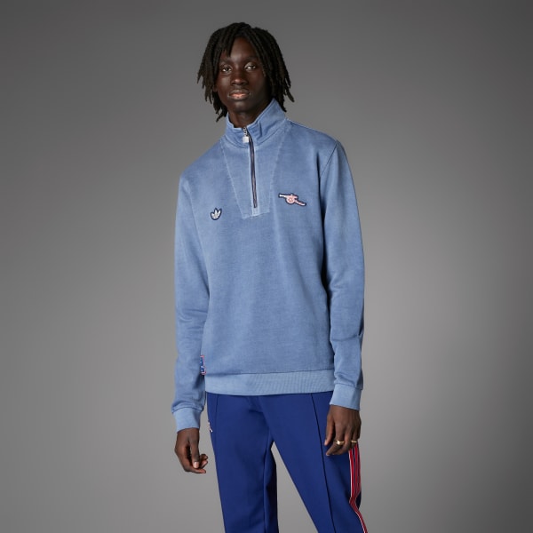 Blu Maglia Terrace Icons Half-Zip Arsenal FC