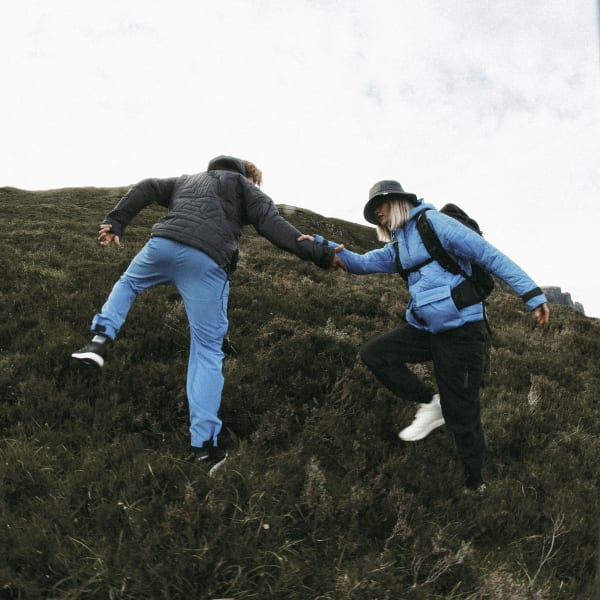 Czerń TERREX Free Hiker Made To Be Remade Padded Anorak