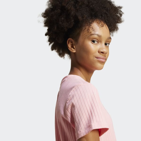 adidas Ribbed Dress Kids - Pink | Free Shipping with adiClub