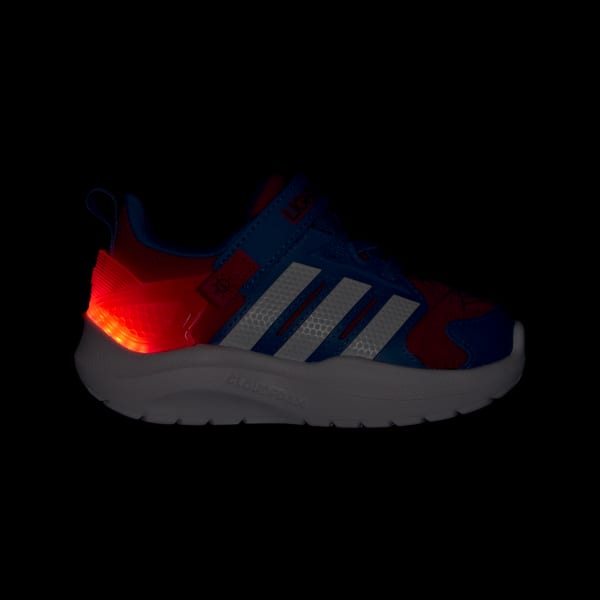ADIDAS MARVEL LIGHTORAMA SPIDER-MAN SHOES INFANTS - Red | Free