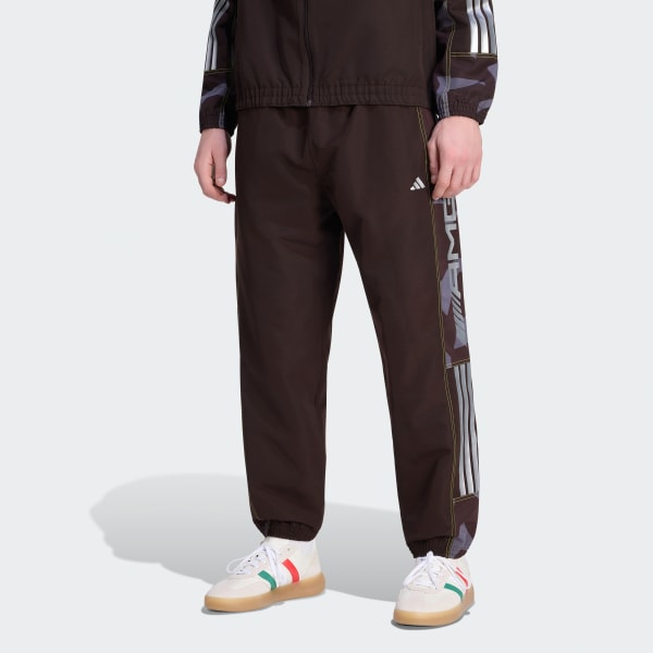 Brown AMG CAMO WOVEN TRACK PANTS