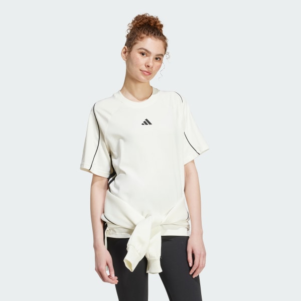 White Stadium 3-Stripes Tee