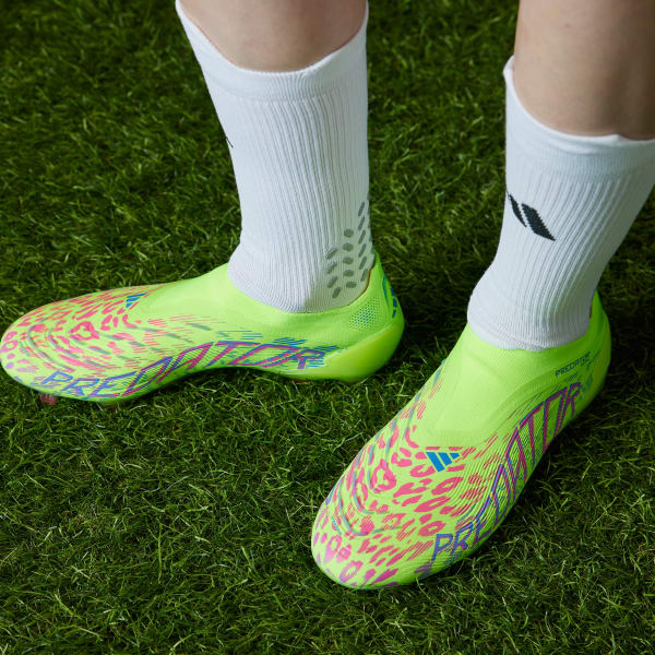 adidas Predator Elite Firm Ground Cleats - Green | Free