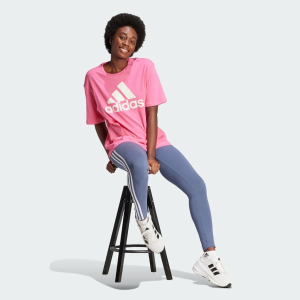 Blue Future Icons 3-Stripes Leggings
