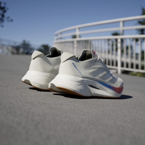 adidas Adizero Boston 12 Shoes - White | Free Shipping with