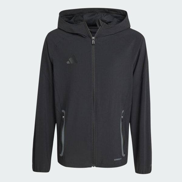 Black Tiro 25 Competition Vis Tech Travel Jacket Kids