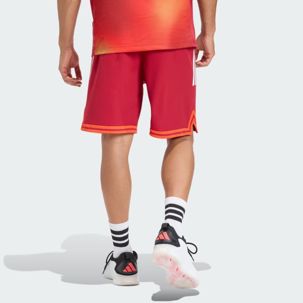 Burgundy FC Bayern Basketball hjemmebaneshorts