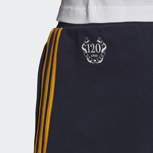 Azul Calças 3-Stripes do Real Madrid MKL68