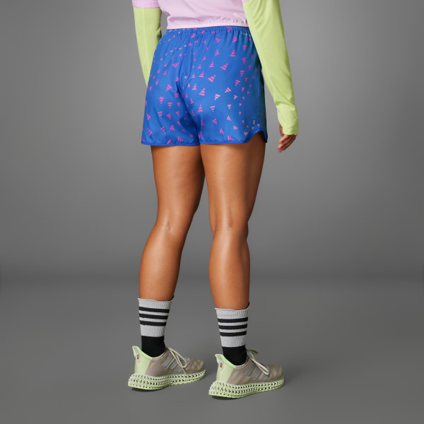 blauw Run It AEROREADY Shorts