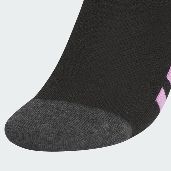 Black Athletic Cushioned 6-Pack Crew Socks Kids