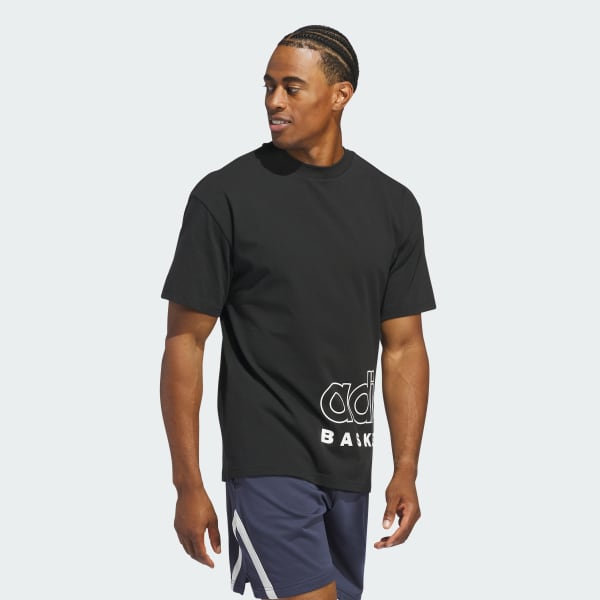 Noir T-shirt adidas Basketball Select