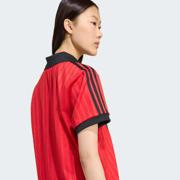 adidas Graphic Football-Inspired Jersey - Red | adidas Singapore