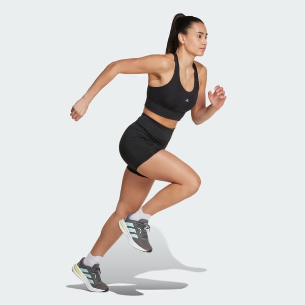 Black Own the Run Short Leggings