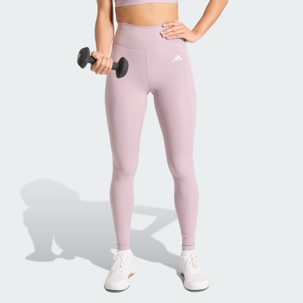 Roxo Calça legging longa Optimé Essentials Stash Pocket